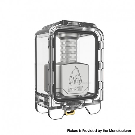 Authentic ThunderHead Creations Blaze Bridge with Sliding Boro Tank for BB / Billet / Boro Box Mod - Translucent, Single Glass