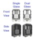 Authentic ThunderHead Creations Blaze Bridge with Sliding Boro Tank for BB / Billet / Boro Box Mod - Translucent, Single Glass