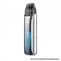 [Ships from Bonded Warehouse] Authentic Voopoo Vmate Max Pod System Kit - Glacier Silver, 1200mAh, 3ml, 0.4ohm / 0.7ohm