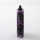 Authentic ThunderHead Creations Blaze DNA80C AIO Boro Box Mod - Splatter Purple, VW 1~80W, Evolv DNA80C Chip