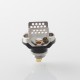 Authentic ThunderHead Creations Blaze Bridge with Sliding Boro Tank for BB / Billet / Boro Box Mod - Matte Black, Dual Glasses
