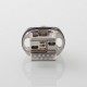 Authentic ThunderHead Creations Blaze Bridge with Sliding Boro Tank for BB / Billet / Boro Box Mod - Matte Black, Dual Glasses