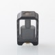 Authentic ThunderHead Creations Blaze Bridge with Sliding Boro Tank for BB / Billet / Boro Box Mod - Matte Black, Dual Glasses