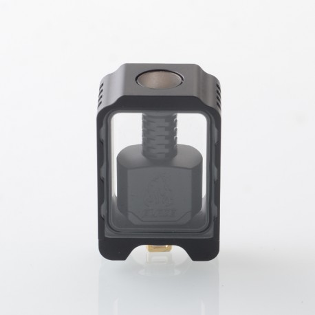 Authentic ThunderHead Creations Blaze Bridge with Sliding Boro Tank for BB / Billet / Boro Box Mod - Matte Black, Dual Glasses
