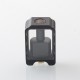 Authentic ThunderHead Creations Blaze Bridge with Sliding Boro Tank for BB / Billet / Boro Box Mod - Matte Black, Dual Glasses