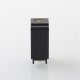 Authentic ThunderHead Creations Blaze Bridge with Sliding Boro Tank for BB / Billet / Boro Box Mod - Matte Black, Dual Glasses