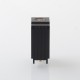 Authentic ThunderHead Creations Blaze Bridge with Sliding Boro Tank for BB / Billet / Boro Box Mod - Matte Black, Dual Glasses