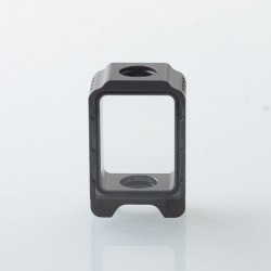 Authentic ThunderHead Creations Blaze Sliding Empty Boro Tank for BB / Billet / Boro Box Mod - Gun Metal, Dual Glasses