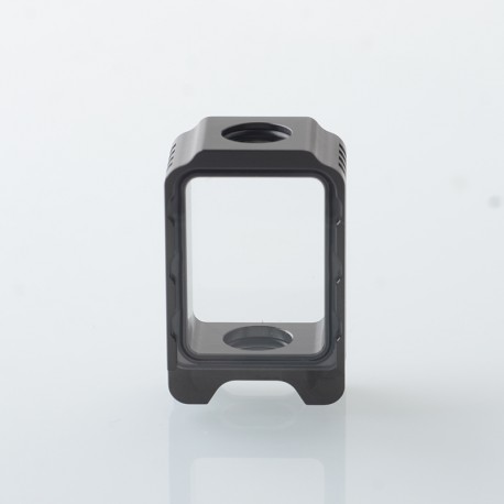 Authentic ThunderHead Creations Blaze Sliding Empty Boro Tank for BB / Billet / Boro Box Mod - Gun Metal, Dual Glasses