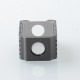 Authentic ThunderHead Creations Blaze Sliding Empty Boro Tank for BB / Billet / Boro Box Mod - Gun Metal, Dual Glasses