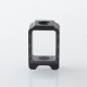 Authentic ThunderHead Creations Blaze Sliding Empty Boro Tank for BB / Billet / Boro Box Mod - Matte Black, Dual Glasses