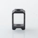 Authentic ThunderHead Creations Blaze Sliding Empty Boro Tank for BB / Billet / Boro Box Mod - Matte Black, Dual Glasses