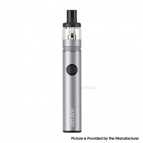 [Ships from Bonded Warehouse] Authentic Eleaf iJust D20 Pen Kit - Silver, 1600mAh, 3ml, 0.8ohm / 1.2ohm