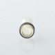 Monarchy Tapered Style 510 Drip Tip - Translucent Light Yellow, Acrylic