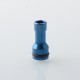 Mission XV Style RDL 510 Drip Tip for RDA / RTA / RDTA Atomizer - Blue, Stainless Steel