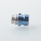 Mission Tips V2 Mini Nuke Style Drip Tip for dotMod dotAIO V1 / V2 Pod - Blue, SS + Titanium