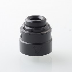 Authentic CM Vapes Viking RDA Rebuildable Dripping Atomizer - Black, BF Pin, 30mm