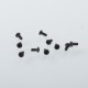 Authentic MK MODS Replacement Screws for VandyVape Pulse AIO V2 Mod Kit - Black, (10 PCS)