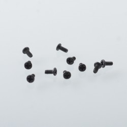 Authentic MK MODS Replacement Screws for VandyVape Pulse AIO V2 Mod Kit - Black, (10 PCS)