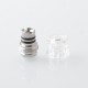 Mission Tips V2 Mini Nuke Style Drip Tip for dotMod dotAIO V1 / V2 Pod - Translucent, SS + PC