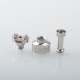 Rekavape VWM Dope R Style RBA Bridge for BB - Silver, 10 PCS Air Pin 0.9 / 1.2 / 1.5 / 1.8 / 2.1 / 2.4 / 2.7 / 3.0 / 3.4 / 3.8mm