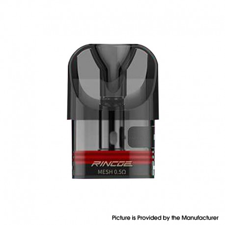 [Ships from Bonded Warehouse] Authentic Rincoe Manto Nano Pod Cartridge for Manto Nano Pro / P1 / A1 / Z1 Kit - 0.5ohm (3 PCS)