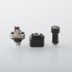Wick'D XO Style RBA Bridge for BB / Billet / Boro Mod - Black, 5 PCS Air Pin 1.0 / 2.5 / 3.0 / 3.5 / 4.0mm