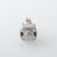 Wick'D XO Style RBA Bridge for BB / Billet / Boro Mod - Silver, 5 PCS Air Pin 1.0 / 2.5 / 3.0 / 3.5 / 4.0mm