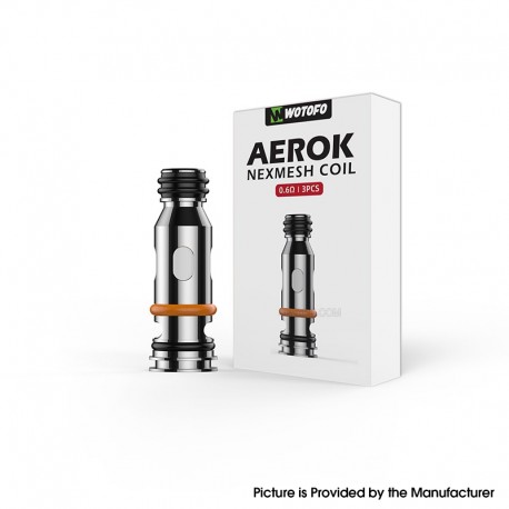 [Ships from Bonded Warehouse] Authentic Wotofo Aerok Nexmesh Replacement Coil - 0.6ohm (17~20W) (3 PCS)
