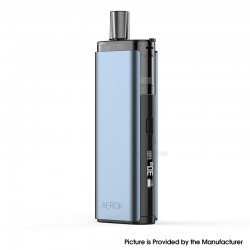 [Ships from Bonded Warehouse] Authentic Wotofo Aerok 30W Pod System Kit - Blue, VW 5~30W, 1650mAh, 4ml, 0.6ohm / 0.8ohm