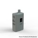 Authentic MECHVAPE x MRJUSTRIGHT BM40 Boro Mod - Full Grey, VW 5~40W, 1100mAh, Compatible with Boro RBA / Tank