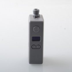 Authentic MECHVAPE x MRJUSTRIGHT BM40 Boro Mod - Full Grey, VW 5~40W, 1100mAh, Compatible with Boro RBA / Tank