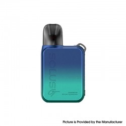 [Ships from Bonded Warehouse] Authentic SMOK Solus GT Box Pod System Kit - Cyan Blue, 1000mAh, 2ml, 0.6ohm / 0.8ohm