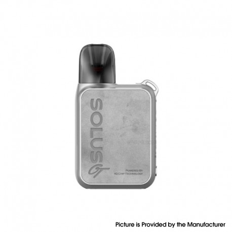 [Ships from Bonded Warehouse] Authentic SMOK Solus GT Box Pod System Kit - Silver Grey, 1000mAh, 2ml, 0.6ohm / 0.8ohm