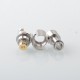 Monarchy Mobb Ultra Style RBA Bridge for BB / Billet / Boro Mod - Silver, 6 PCS Air Pin 1.0 / 1.2 / 1.5 / 2.0 / 2.5 / 3.0mm
