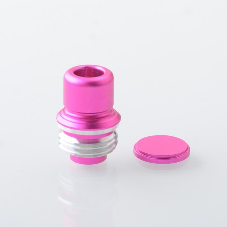 Authentic MK MODS TB Boro Drip Tip and Button for VandyVape Pulse AIO V2 80W Boro Box Mod Kit - Pink