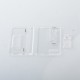 Authentic MK MODS Replacement Panel Plate for the VandyVape Pulse AIO V2 80W Kit - Translucent