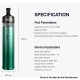 [Ships from Bonded Warehouse] Authentic VOOPOO Doric 60 Pro Pod Kit - Modern Red, 2500mAh, 5ml, 0.3ohm / 0.6ohm