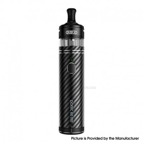 [Ships from Bonded Warehouse] Authentic VOOPOO Doric 60 Pro Pod Kit - Carbon Fiber, 2500mAh, 5ml, 0.3ohm / 0.6ohm