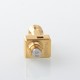 Rekavape Psychomod Xcentred Style RBA Bridge for Billet / BB / Boro Mod - Gold, 316SS, 5 PCS Air Pin 1.5 / 2.0 / 3.0 / 3.5 / 4mm