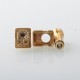 Rekavape Psychomod Xcentred Style RBA Bridge for Billet / BB / Boro Mod - Gold, 316SS, 5 PCS Air Pin 1.5 / 2.0 / 3.0 / 3.5 / 4mm
