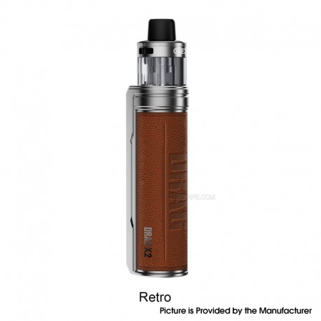 [Ships from Bonded Warehouse] Authentic Voopoo Drag X2 80W Box Mod Kit with PnP X Cartridge DTL - Retro, 5~80W, 5ml, 0.3ohm