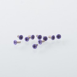 Authentic MK MODS Replacement Screws for VandyVape Pulse AIO V2 Mod Kit - Purple, (10 PCS)