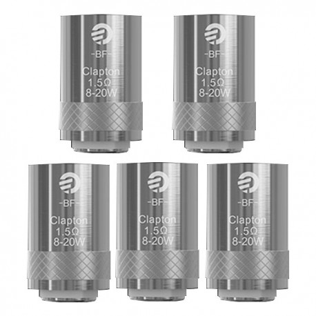 Authentic Joyetech BF SS316 Replacement Coil Heads For Cubis Tank - Silver, 1.5 Ohm (8~20W) (5 PCS)