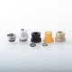 SXK ST Sturdy Style Hybrid Drip Tip for SXK BB / Billet and DotAIO Kit - Silver, 1 x 316SS Base + 4 x Mouthpieces
