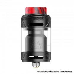 [Ships from Bonded Warehouse] Authentic Hellvape Fat Rabbit Solo 2 RTA Atomizer - Matte Full Black, 5ml / 3ml, 25mm Diameter