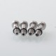 NETSU Style MTL RTA Rebuildable Tank Atomizer - Black, 5.0ml, 4 PCS Air Pins: 1.0 / 1.2 / 1.4 / 1.5mm, 22mm