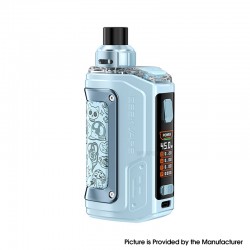 [Ships from Bonded Warehouse] Authentic GeekVape H45 Aegis Hero 2 45W Pod System Mod Kit - Grayish Blue, 1400mAh, 5~45W