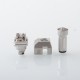Rekavape Psychomod Xcentred Style RBA Bridge for Billet / BB / Boro Mod - Silver, 316SS, 5 PCS Air Pin 1.5 / 2.0 / 3 / 3.5 / 4mm