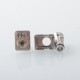 Rekavape Psychomod Xcentred Style RBA Bridge for Billet / BB / Boro Mod - Silver, 316SS, 5 PCS Air Pin 1.5 / 2.0 / 3 / 3.5 / 4mm